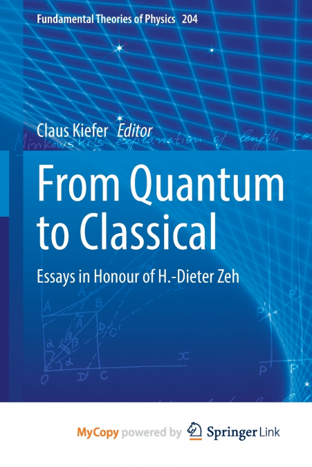 From Quantum to Classical