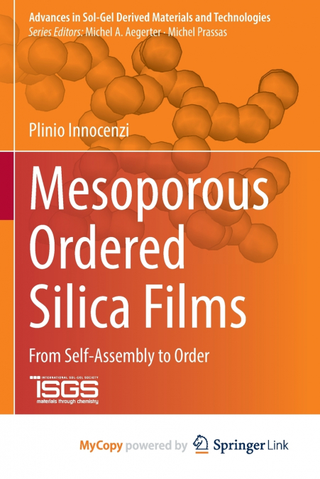 Mesoporous Ordered Silica Films