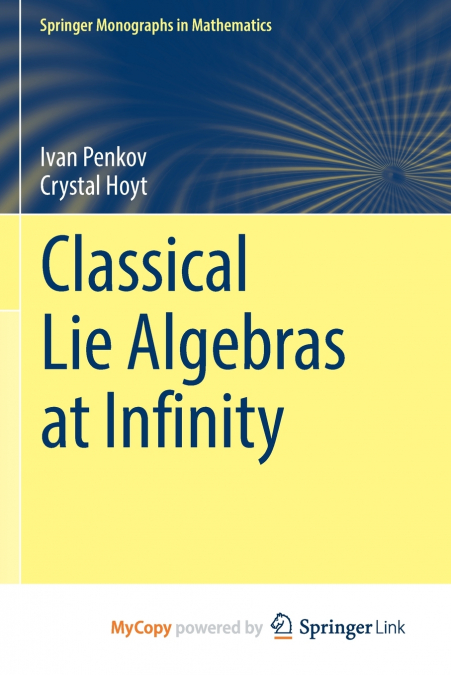 Classical Lie Algebras at Infinity