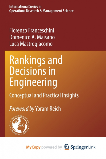 Rankings and Decisions in Engineering