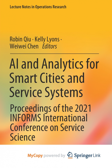 AI and Analytics for Smart Cities and Service Systems