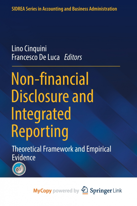 Non-financial Disclosure and Integrated Reporting