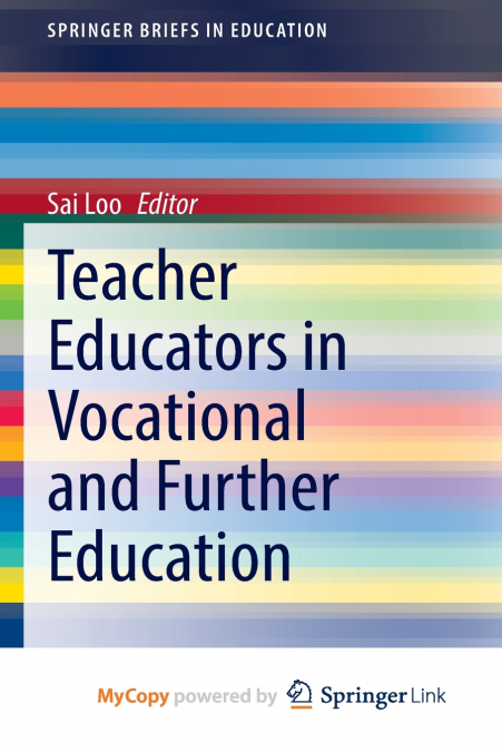 Teacher Educators in Vocational and Further Education