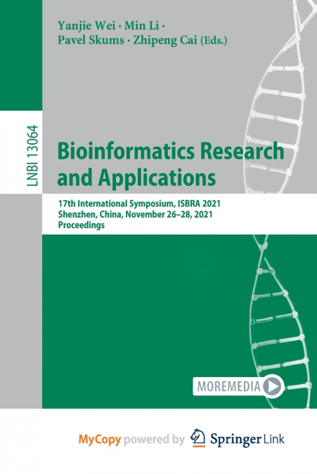 Bioinformatics Research and Applications