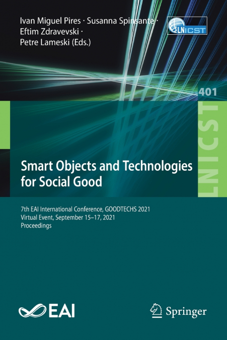 Smart Objects and Technologies for Social Good