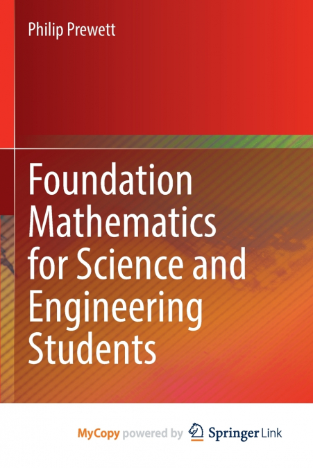 Foundation Mathematics for Science and Engineering Students