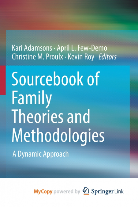 Sourcebook of Family Theories and Methodologies
