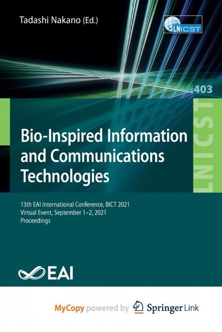 Bio-Inspired Information and Communications Technologies