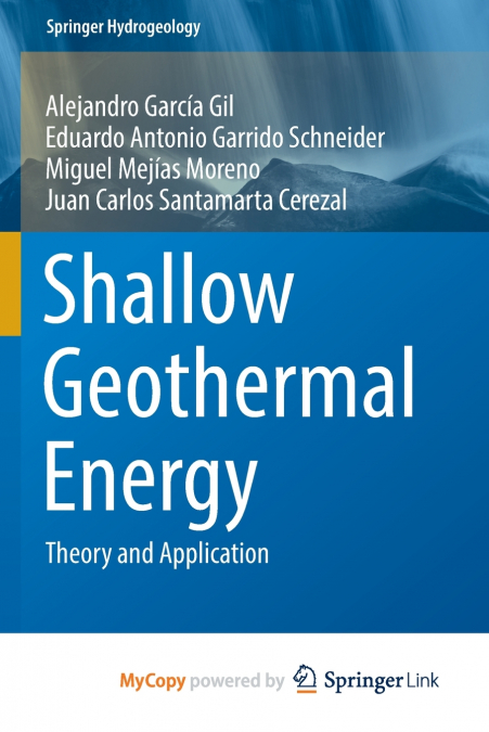 Shallow Geothermal Energy