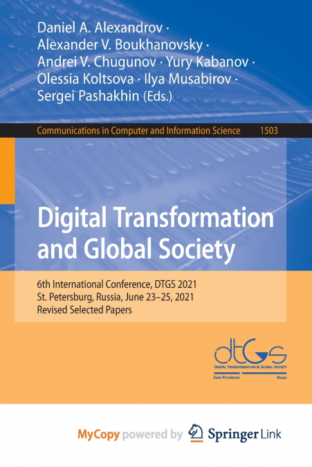 Digital Transformation and Global Society