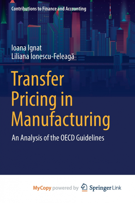 Transfer Pricing in Manufacturing