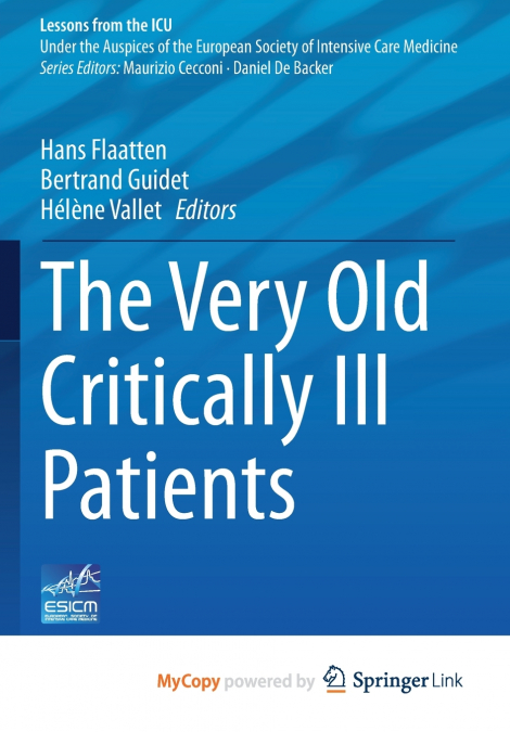 The Very Old Critically Ill Patients