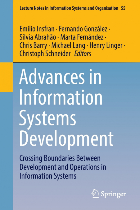Advances in Information Systems Development