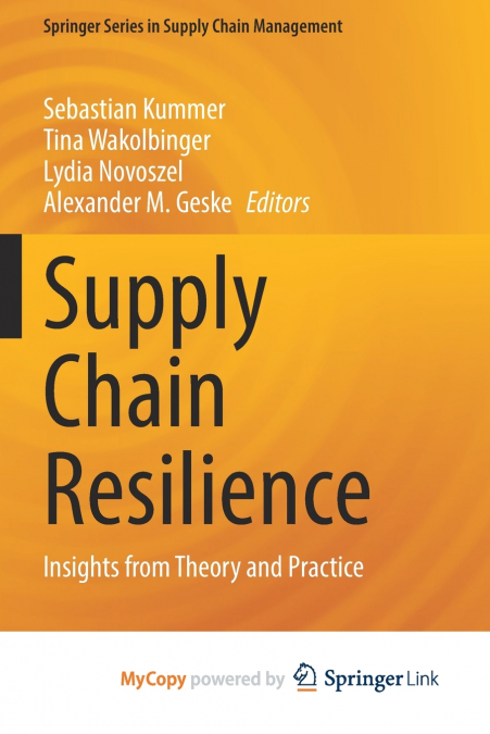 Supply Chain Resilience