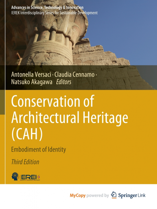 Conservation of Architectural Heritage (CAH)