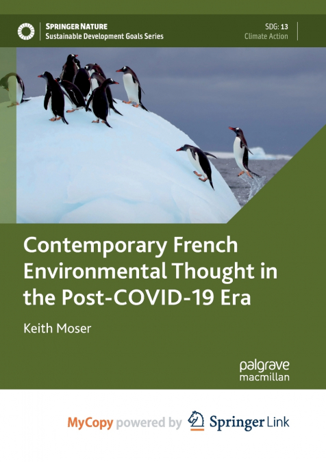 Contemporary French Environmental Thought in the Post-COVID-19 Era