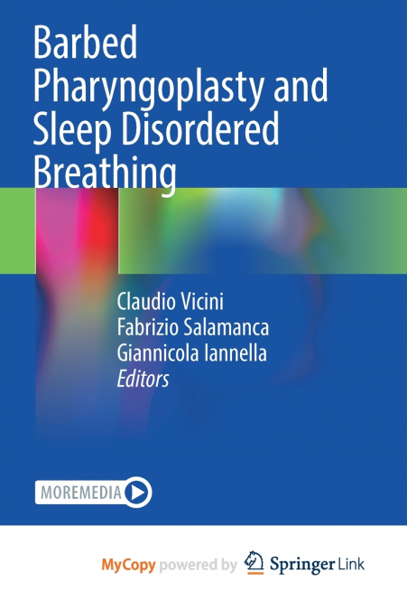 Barbed Pharyngoplasty and Sleep Disordered Breathing