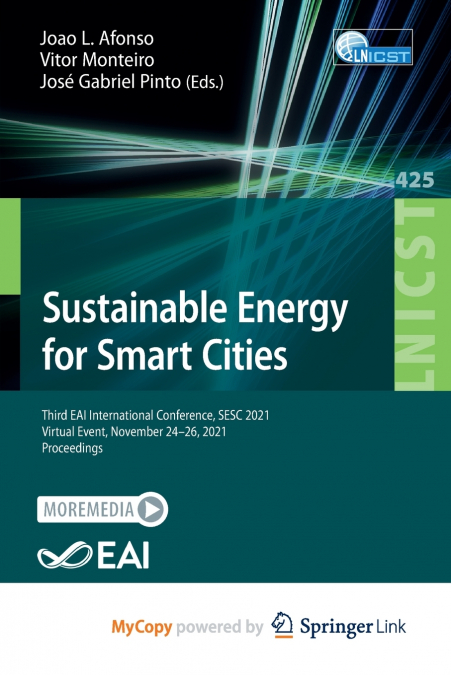 Sustainable Energy for Smart Cities