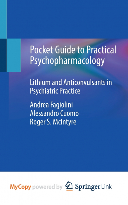 Pocket Guide to Practical Psychopharmacology