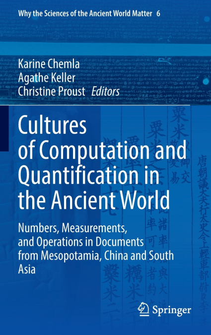 Cultures of Computation and Quantification in the Ancient World