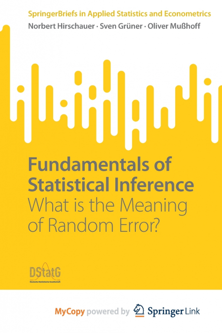 Fundamentals of Statistical Inference