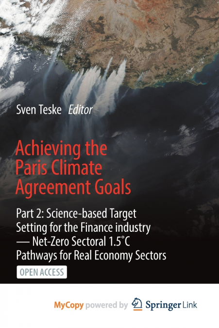Achieving the Paris Climate Agreement Goals