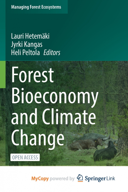 Forest Bioeconomy and Climate Change