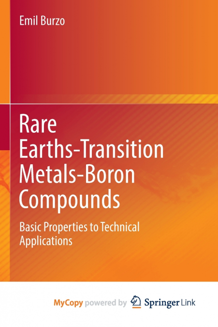 Rare Earths-Transition Metals-Boron Compounds
