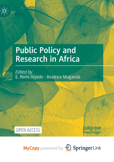 Public Policy and Research in Africa