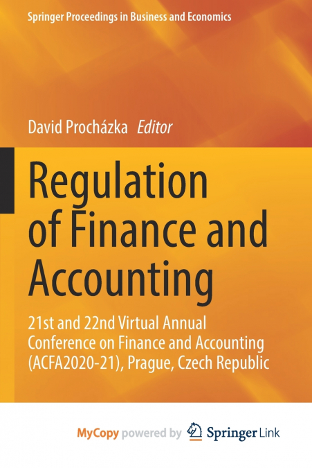 Regulation of Finance and Accounting