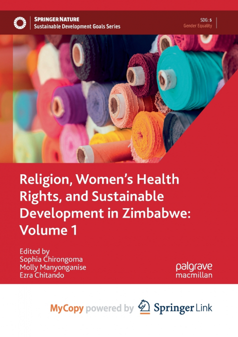 Religion, Women’s Health Rights, and Sustainable Development in Zimbabwe