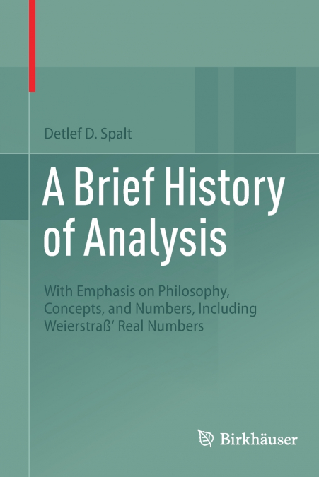 A Brief History of Analysis