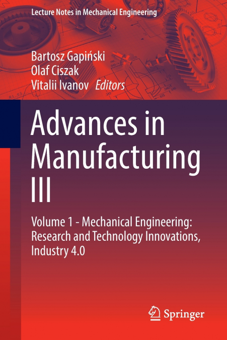 Advances in Manufacturing III