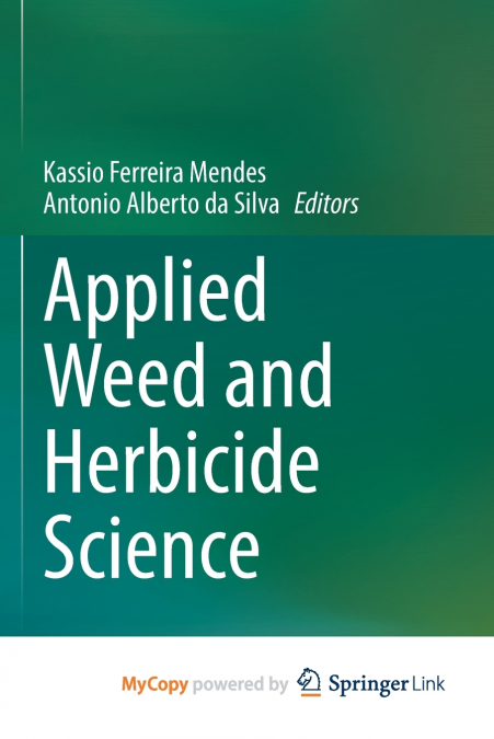 Applied Weed and Herbicide Science