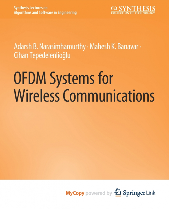 OFDM Systems for Wireless Communications