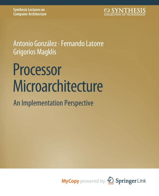 Processor Microarchitecture