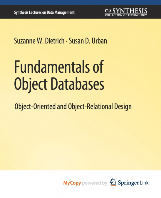 Fundamentals of Object Databases