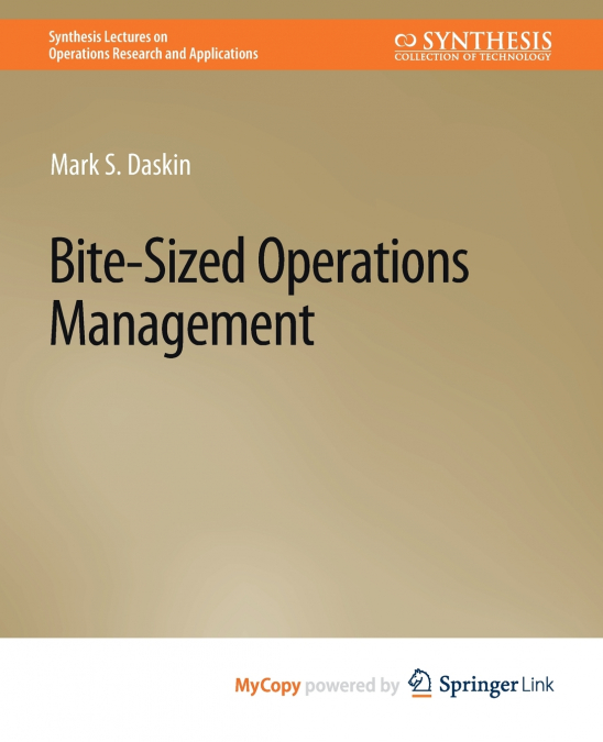Bite-Sized Operations Management