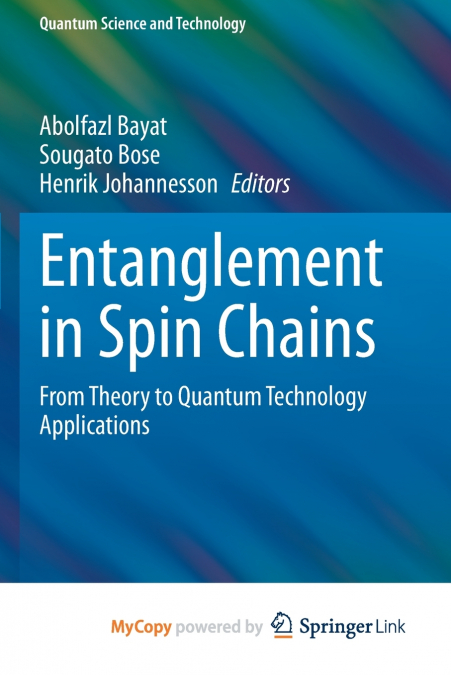 Entanglement in Spin Chains