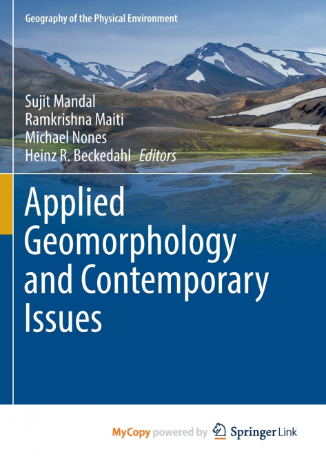 Applied Geomorphology and Contemporary Issues