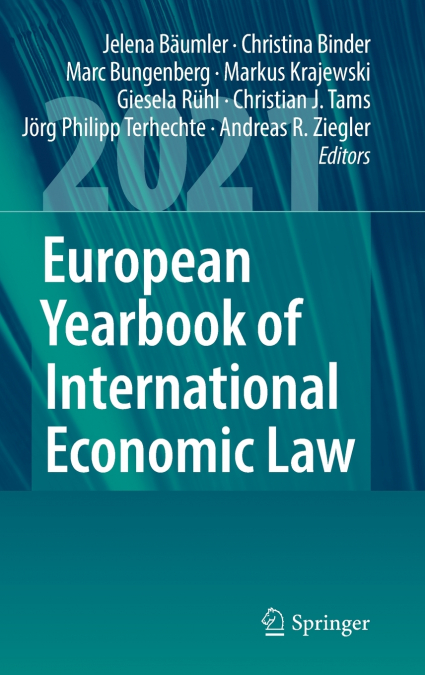 European Yearbook of International Economic Law 2021