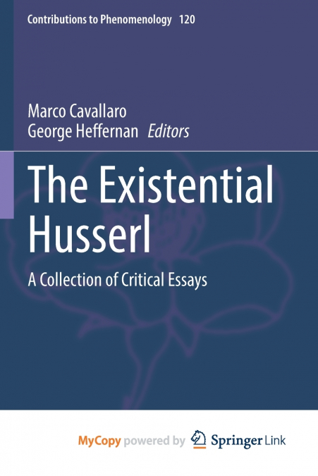 The Existential Husserl