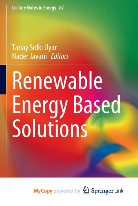 Renewable Energy Based Solutions