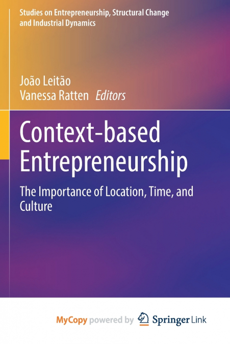 Context-based Entrepreneurship
