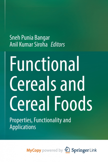Functional Cereals and Cereal Foods