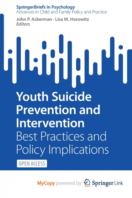Youth Suicide Prevention and Intervention