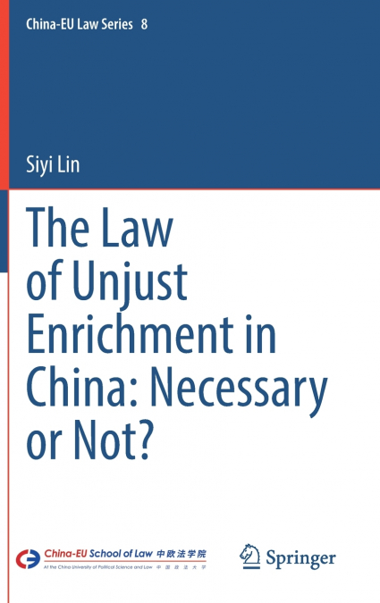 The Law of Unjust Enrichment in China
