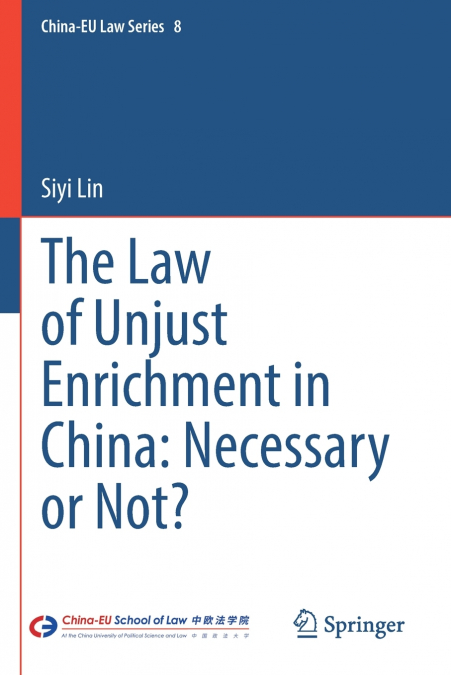 The Law of Unjust Enrichment in China