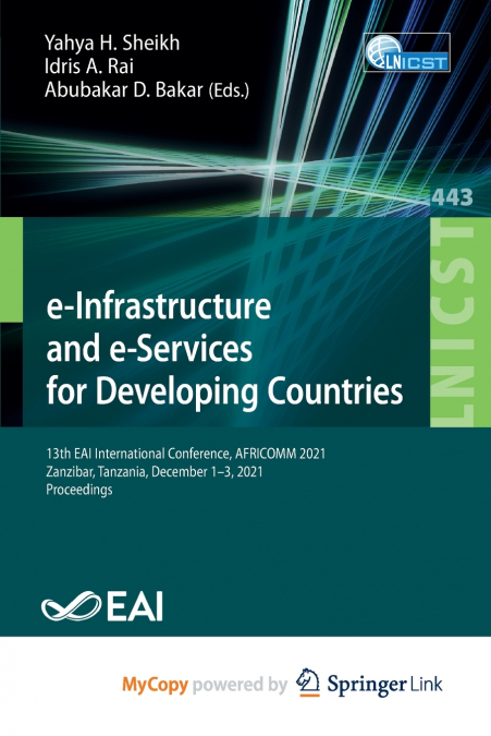 e-Infrastructure and e-Services for Developing Countries