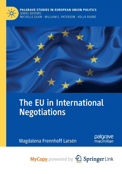 The EU in International Negotiations